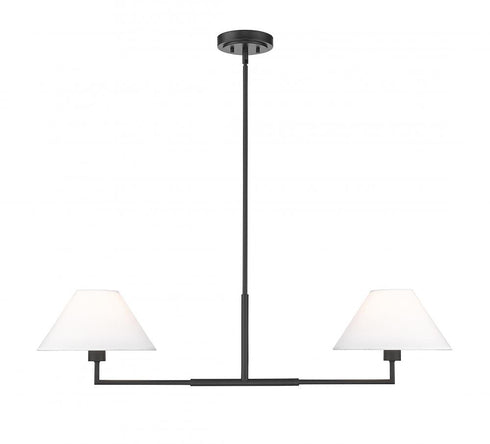 Z-Lite Leila 2 Light Chandelier in Brushed Nickel Finish Model: 744-42L-BN