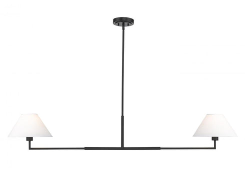 Z-Lite Leila 2 Light Chandelier in Brushed Nickel Finish Model: 744-62L-BN