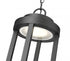 Z-Lite Leland 1 Light Outdoor Chain Mount Ceiling Fixture in Sand Black Finish Model: 5005CHB-BK-LED