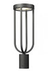 Z-Lite Leland 1 Light Outdoor Post Mount Fixture in Sand Black Finish Model: 5005PHM-BK-LED
