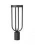 Z-Lite Leland 1 Light Outdoor Post Mount Fixture in Sand Black Finish Model: 5005PHM-BK-LED