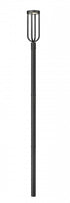 Z-Lite Leland 1 Light Outdoor Post Mounted Fixture in Sand Black Finish Model: 5005PHB-5009P96-BK-L