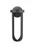 Z-Lite Leland 1 Light Outdoor Wall Light in Sand Black Finish Model: 5005B-BK-LED