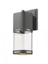 Z-Lite Lestat 1 Light Outdoor Wall Light in Brushed Aluminum Finish Model: 562M-BA-LED