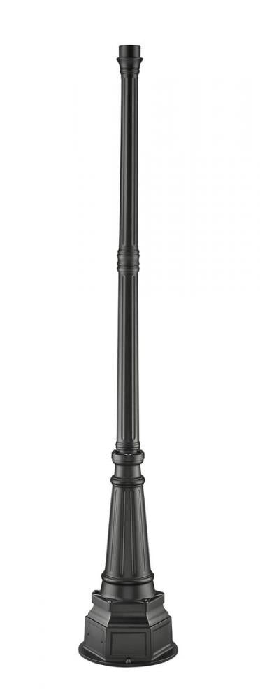 Z-Lite Light Outdoor Posts + Hardware in Black Finish Model: 564P-BK