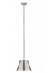 Z-Lite Lilly 1 Light Pendant in Brushed Nickel Finish Model: 2307-12BN