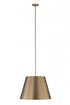 Z-Lite Lilly 1 Light Pendant in Brushed Nickel Finish Model: 2307-24BN