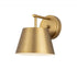 Z-Lite Lilly 1 Light Wall Sconce in Brushed Nickel Finish Model: 2307-1S-BN
