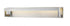 Z-Lite Linc 1 Light Vanity in Brushed Nickel Finish Model: 1925-37V-BN-LED
