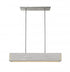 Z-Lite Loek 1 Light Linear Chandelier in Brushed Nickel Finish Model: 332-34BN-LED