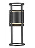 Z-Lite Luca 2 Light Outdoor Wall Light in Black Finish Model: 517B-BK-LED