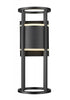 Z-Lite Luca 2 Light Outdoor Wall Light in Black Finish Model: 517M-BK-LED
