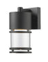 Z-Lite Luminata 1 Light Outdoor Wall Light in Black Finish Model: 553S-BK-LED