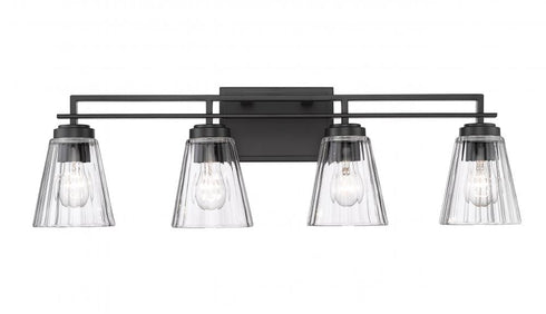 Z-Lite Lyna 4 Light Vanity in Brushed Nickel Finish Model: 823-4V-BN