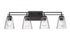 Z-Lite Lyna 4 Light Vanity in Brushed Nickel Finish Model: 823-4V-BN