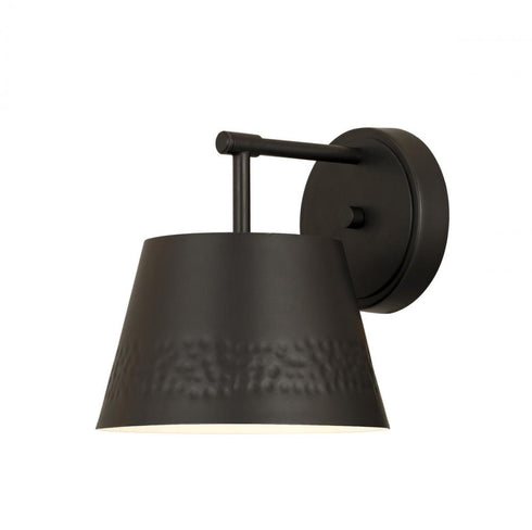 Z-Lite Maddox 1 Light Wall Sconce in Matte Black Finish Model: 6013-1S-MB