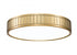 Z-Lite Madison 1 Light Flush Mount in Brushed Nickel Finish Model: 1005F16-BN-LED