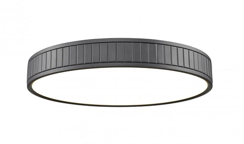 Z-Lite Madison 1 Light Flush Mount in Brushed Nickel Finish Model: 1005F20-BN-LED