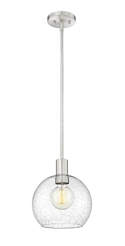 Z-Lite Margo 1 Light Pendant in Brushed Nickel Finish Model: 7500P10-BN