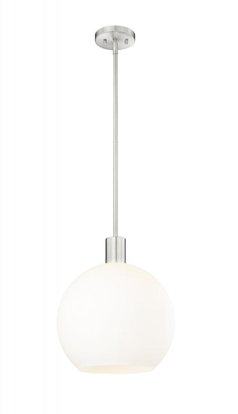 Z-Lite Margo 1 Light Pendant in Brushed Nickel Finish Model: 7500P14-BN