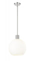 Z-Lite Margo 1 Light Pendant in Brushed Nickel Finish Model: 7500P14-BN