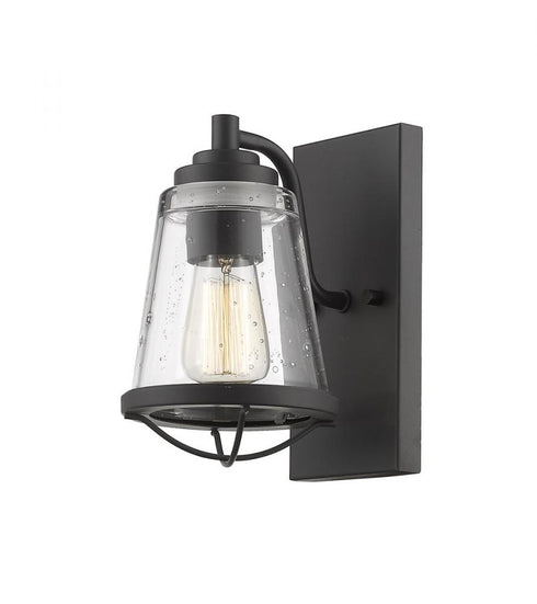 Z-Lite Mariner 1 Light Wall Sconce in Brushed Nickel Finish Model: 444-1S-BN