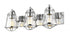 Z-Lite Mariner 3 Light Vanity in Brushed Nickel Finish Model: 444-3V-BN