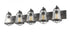 Z-Lite Mariner 5 Light Vanity in Brushed Nickel Finish Model: 444-5V-BN