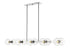 Z-Lite Marquee 10 Light Linear Chandelier in Chrome Finish Model: 455-10L-CH
