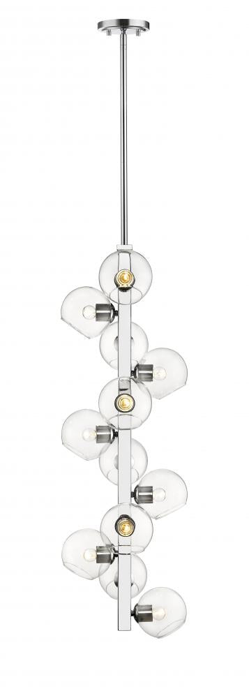 Z-Lite Marquee 12 Light Chandelier in Chrome Finish Model: 455-12CH