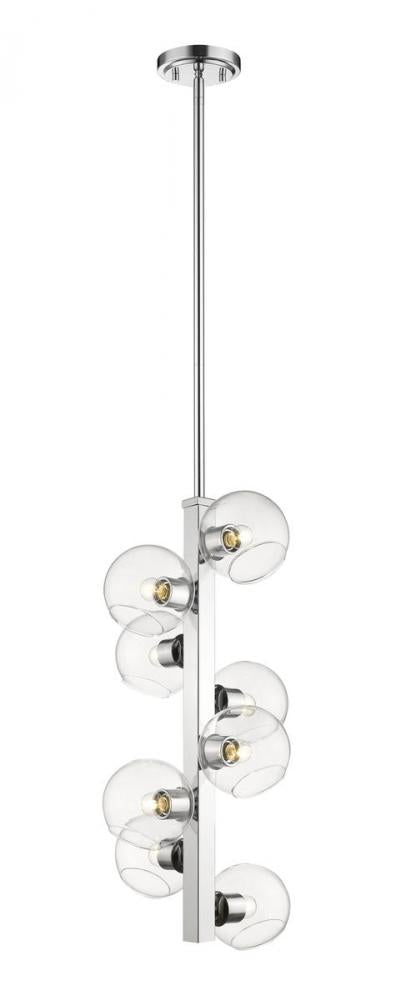 Z-Lite Marquee 8 Light Chandelier in Chrome Finish Model: 455-8CH