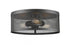 Z-Lite Meshsmith 3 Light Flush Mount in Brushed Nickel Finish Model: 331F14-BN