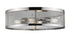 Z-Lite Meshsmith 4 Light Flush Mount in Brushed Nickel Finish Model: 331F21-BN