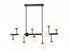 Z-Lite Midnetic 13 Light Linear Chandelier in Matte Black Finish Model: 730-13L-MB