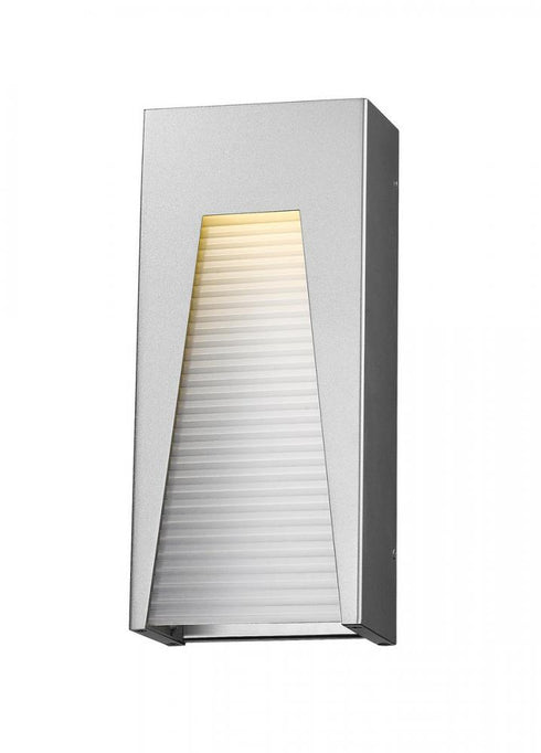 Z-Lite Millenial 1 Light Outdoor Wall Light in Black Gold Finish Model: 561B-BK-GD-CSL-LED