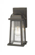 Z-Lite Millworks 1 Light Outdoor Wall Light in Oil Rubbed Bronze Finish Model: 574S-ORB