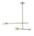 Z-Lite Modernist 3 Light Chandelier in Chrome Finish Model: 731-3CH