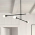 Z-Lite Modernist 3 Light Chandelier in Matte Black Finish Model: 731-3MB