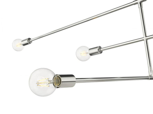 Z-Lite Modernist 5 Light Chandelier in Chrome Finish Model: 731-5CH