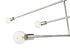 Z-Lite Modernist 5 Light Chandelier in Chrome Finish Model: 731-5CH