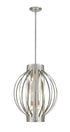 Z-Lite Moundou 6 Light Pendant in Brushed Nickel Finish Model: 436-20BN