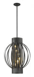 Z-Lite Moundou 6 Light Pendant in Brushed Nickel Finish Model: 436-20BN