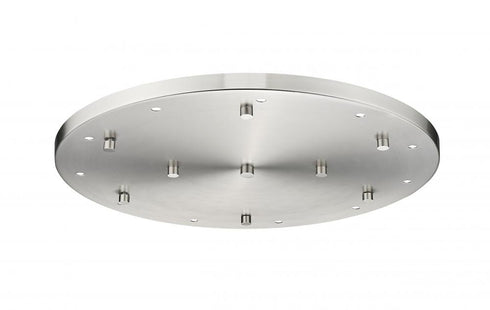 Z-Lite Multi Point Canopy 11 Light Ceiling Plate in Brushed Nickel Finish Model: CP2411R-BN