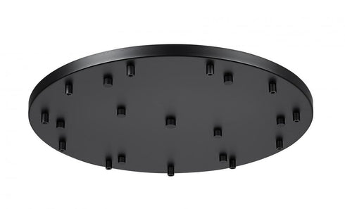 Z-Lite Multi Point Canopy 11 Light Ceiling Plate in Brushed Nickel Finish Model: CP2411R-BN