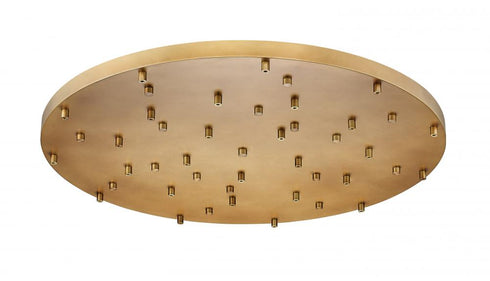 Z-Lite Multi Point Canopy 27 Light Ceiling Plate in Brushed Nickel Finish Model: CP3627R-BN