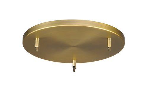 Z-Lite Multi Point Canopy 3 Light Ceiling Plate in Brushed Nickel Finish Model: CP1803-BN
