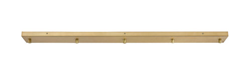 Z-Lite Multi Point Canopy 5 Light Ceiling Plate in Brushed Nickel Finish Model: CP4205L-BN