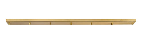 Z-Lite Multi Point Canopy 7 Light Ceiling Plate in Brushed Nickel Finish Model: CP5407L-BN