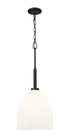 Z-Lite Naya 1 Light Pendant in Matte Black Finish Model: 7518P11-MB