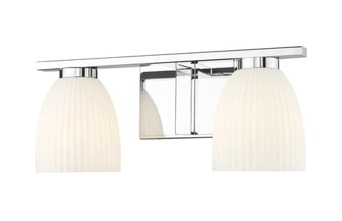 Z-Lite Naya 2 Light Vanity in Brushed Nickel Finish Model: 7518-2V-BN